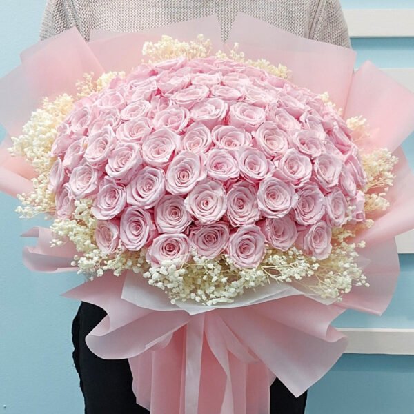 Bouquet XL Roses rose