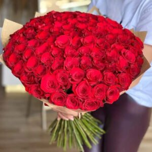 Bouquet XL Rose longue tige