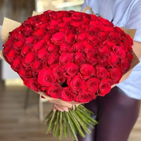 Bouquet XL Rose longue tige