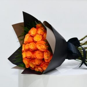Bouquet rose orange