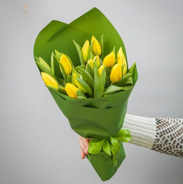 Bouquet Tulipes Jaune