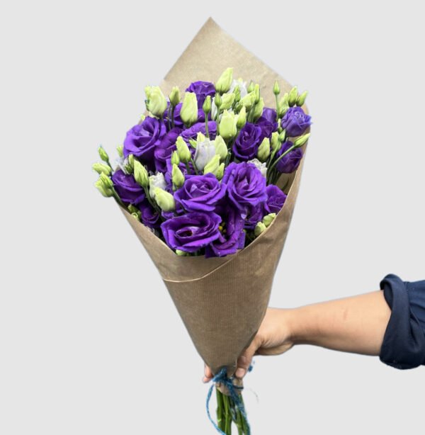 Bouquet Lisianthus violet