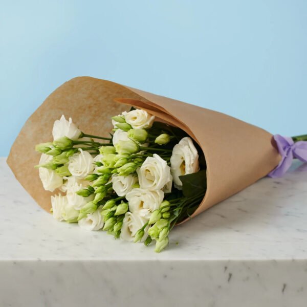 Bouquet Lisianthus blancs