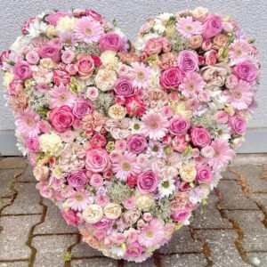 Cœur Rose & Blanc